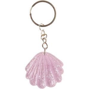 Sleutelhanger Glitter Schelp