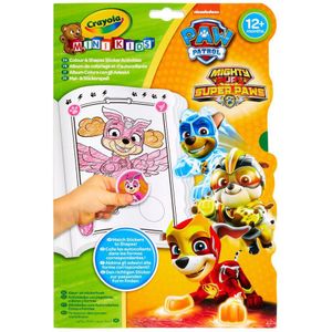Crayola Mini Kids - Kleur- en Stickerboek Paw Patrol