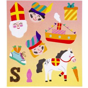 Sticker Sinterklaas 120st.