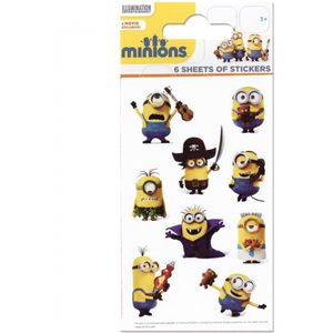 Stickervel Minions 6 Vellen