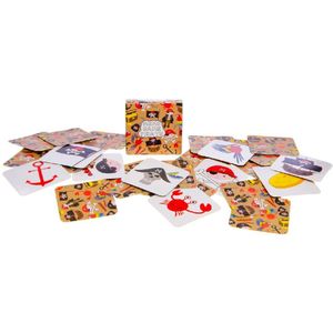 Mini Memo Spel Karton Piraat