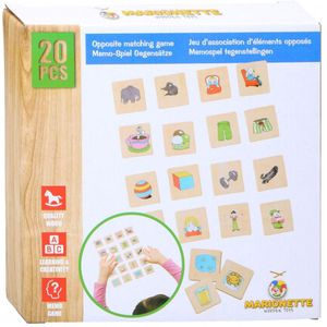 Marionette - Memospel Tegenstelling - 20 Stuks