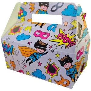 Menubox Superhelden 22 X 12 Cm Karton 24st.
