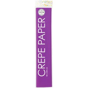 Crepepapier 50x250cm Paars