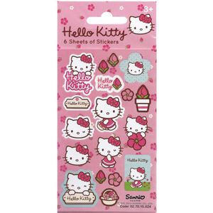 Stickervel Hello Kitty 6 Vellen