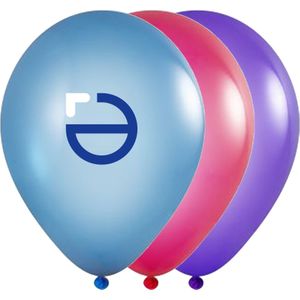500 St. Luftballons bedrucken | Luftballon Transparent | Ø 35 cm | Schnell & Günstig