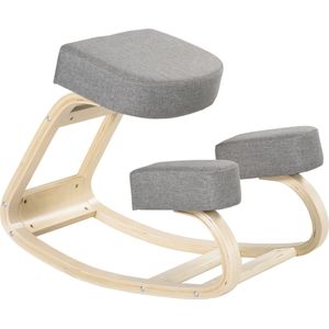 Vinsetto - Kniestoel - Grijs - Berkenhout - 51x69x58cm