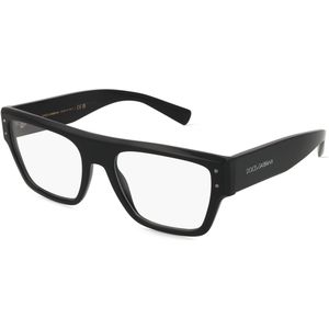 Dolce&Gabbana 0DG3384 Herren-Brille inkl. Gläser Vollrand Eckig Acetat-Gestell 54mm/19mm/145mm, schwarz