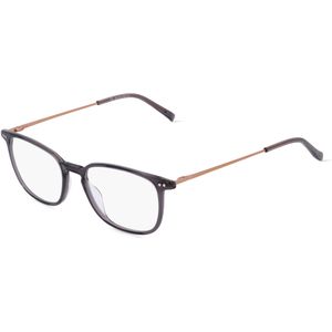 Fielmann MI 051 FLEX CL Unisex-Brille inkl. Gläser Vollrand Eckig Acetat-Gestell 48mm/17mm/140mm, grau