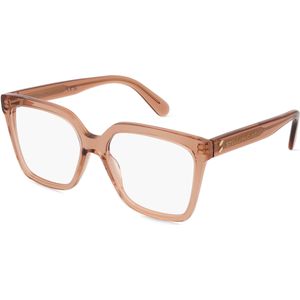 Stella McCartney SC50042I Damen-Brille inkl. Gläser Vollrand Eckig Acetat-Gestell 53mm/16mm/140mm, gelb