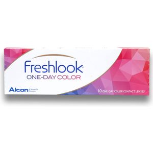 Alcon FreshLook One Day Color (10er Packung) Tageslinsen (-2 dpt & BC 8.6), Blue