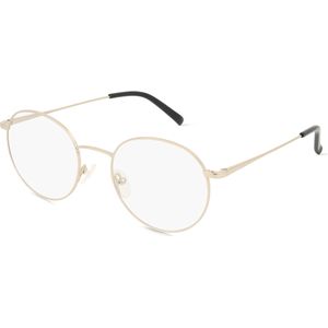 Fielmann BD 424 CL Damen-Brille inkl. Gläser Vollrand Rund Edelstahl-Gestell 49mm/20mm/145mm, gold
