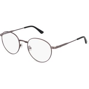 Calvin Klein CK22117 Unisex-Brille inkl. Gläser Vollrand Panto Metall-Gestell 51mm/20mm/145mm, grau