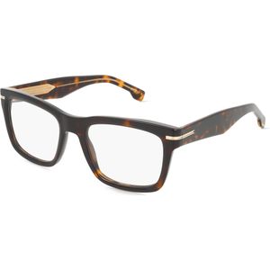 Boss 1720 Herren-Brille inkl. Gläser Vollrand Eckig Acetat-Gestell 40mm/20mm/150mm, braun