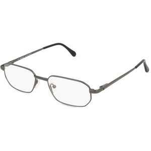 Fielmann MC 572 FLEX CL Herren-Brille inkl. Gläser Vollrand Eckig Metall-Gestell 55mm/19mm/140mm, grau