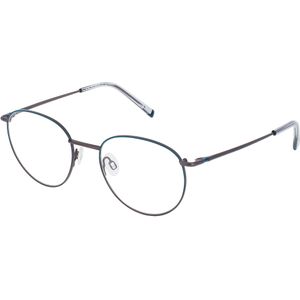 Humphrey’s eyewear 582327 Unisex-Brille inkl. Gläser Vollrand Panto Metall-Gestell 49mm/18mm/140mm, grau