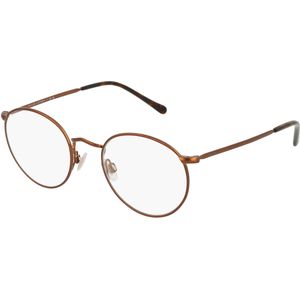 Polo Ralph Lauren PH1179 Herren-Brille inkl. Gläser Vollrand Panto Metall-Gestell 48mm/20mm/145mm, braun