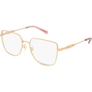 Michael Kors 0MK3083D DALI Damen-Brille inkl. Gläser Vollrand Eckig Metall-Gestell 56mm/17mm/145mm, pink