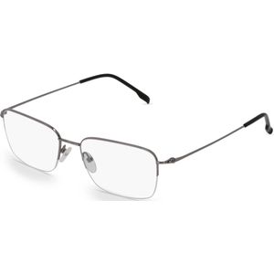 Fielmann BD 453 CL Herren-Brille inkl. Gläser Halbrand Eckig Edelstahl-Gestell 55mm/18mm/145mm, silber