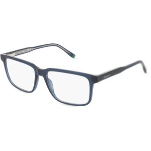 Lacoste L2946 Unisex-Brille inkl. Gläser Vollrand Eckig Propionat-Gestell 55mm/16mm/145mm, blau