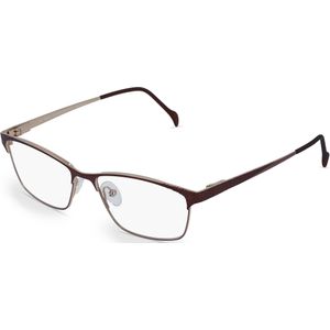 Fielmann COMFORT 084 FLEX CL Damen-Brille inkl. Gläser Vollrand Eckig Titan-Gestell 52mm/14mm/130mm, braun