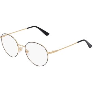 Vogue VO4177 Damen-Brille inkl. Gläser Vollrand Panto Metall-Gestell 50mm/19mm/135mm, schwarz