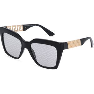 Versace VE4418 Damen-Sonnenbrille Vollrand Eckig Acetat-Gestell, schwarz