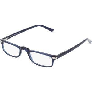 Fielmann MA 003 FLEX CL Herren-Brille inkl. Gläser Vollrand Schmal Acetat-Gestell 48mm/21mm/145mm, blau