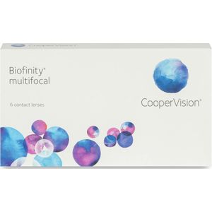 CooperVision Biofinity Multifocal N (6er Packung) Monatslinsen (2.5 dpt, Addition 2.00 & BC 8.6)