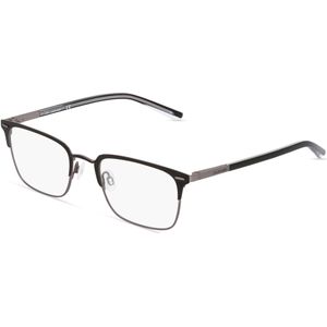 Calvin Klein CK 21302 Herren-Brille inkl. Gläser Vollrand Eckig Metall-Gestell 53mm/21mm/145mm, schwarz