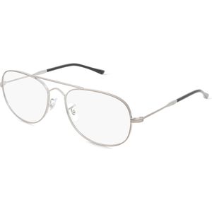 Ray-Ban VISTA RX3735V BAIN BRIDGE Damen-Brille inkl. Gläser Vollrand Pilot Metall-Gestell 57mm/17mm/140mm, grau