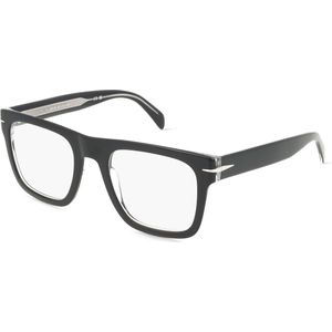 David Beckham DB 7020/FLAT Herren-Brille inkl. Gläser Vollrand Eckig Kunststoff-Gestell 51mm/21mm/145mm, schwarz
