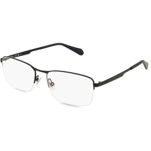 Fossil 7167 Herren-Brille inkl. Gläser Vollrand Eckig Metall-Gestell 56mm/18mm/150mm, schwarz