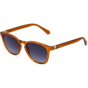 Guess GU00045 Herren-Sonnenbrille Vollrand Eckig Kunststoff-Gestell, orange