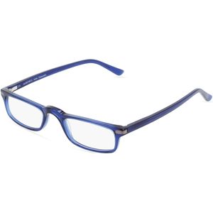 Fielmann MA 003 FLEX CL Herren-Brille inkl. Gläser Vollrand Schmal Acetat-Gestell 48mm/21mm/145mm, blau