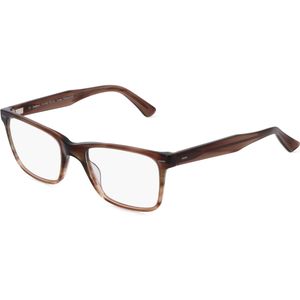 Fielmann LN 042 FLEX CL Herren-Brille inkl. Gläser Vollrand Eckig Acetat-Gestell 55mm/20mm/145mm, braun