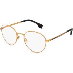 Versace VE1279 Herren-Brille inkl. Gläser Vollrand Panto Edelstahl-Gestell 51mm/20mm/145mm, gold