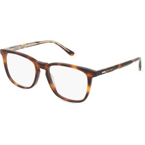 Calvin Klein CK24519 Herren-Brille inkl. Gläser Vollrand Eckig Acetat-Gestell 53mm/17mm/145mm, braun