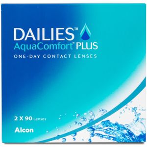 Alcon Dailies AquaComfort Plus (180er Packung) Tageslinsen (2.5 dpt & BC 8.7)