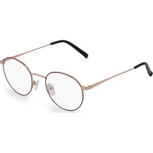 Fielmann BD 424 CL Damen-Brille inkl. Gläser Vollrand Rund Edelstahl-Gestell 52mm/20mm/145mm, gold