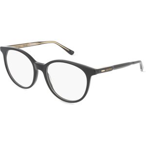 Calvin Klein CK24543 Damen-Brille inkl. Gläser Vollrand Rund Acetat-Gestell 52mm/18mm/145mm, schwarz