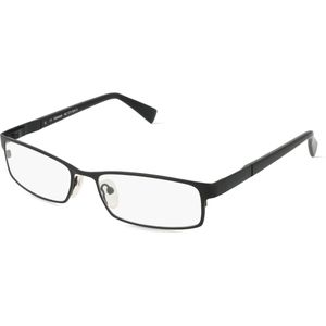 Fielmann MC 575 FLEX CL Herren-Brille inkl. Gläser Vollrand Eckig Metall-Gestell 54mm/16mm/135mm, schwarz