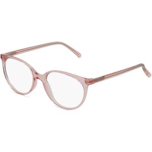 Fielmann JIL 012 CL Damen-Brille inkl. Gläser Vollrand Panto Acetat-Gestell 52mm/17mm/135mm, pink
