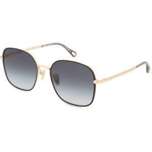 Chloé CH0255SK Damen-Sonnenbrille Vollrand Eckig Metall-Gestell, gold