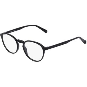 Fielmann BD 536 CL Unisex-Brille inkl. Gläser Vollrand Panto Propionat-Gestell 50mm/19mm/145mm, schwarz