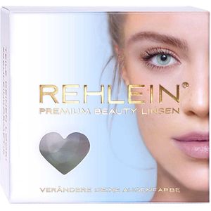 REHLEIN Premium Beauty Linsen (2er Packung) Monatslinsen (-1.5 dpt & BC 8.6), Haselnuss