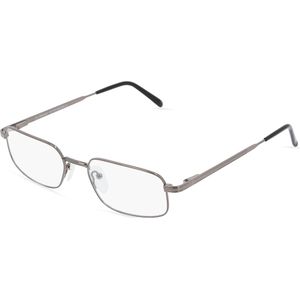 Fielmann MC 313 MOD FLEX CL Herren-Brille inkl. Gläser Vollrand Eckig Metall-Gestell 51mm/17mm/135mm, grau