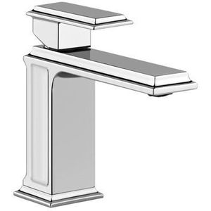 Gessi Eleganza, eengreepsmengkraan voor wastafel, slangaansluiting met verbindingsstuk, zonder afvoer, 46002087