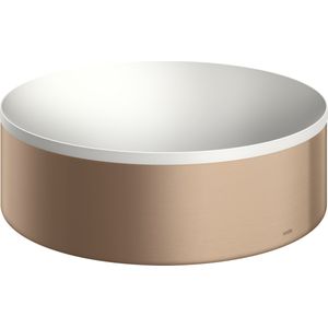 hansgrohe AXOR Suite opzetwastafel, rond, D 300mm, met metalen frame, zonder overloop, SOLIDSurface, 42000310