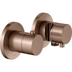 KEUCO EDITION 400 thermostatische mengkranenset 3-weg inbouw met slangaansluiting en douchehouder, 51553291231